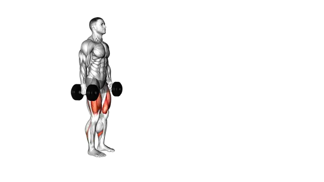 Dumbbell Walking Lunges exercise demonstration