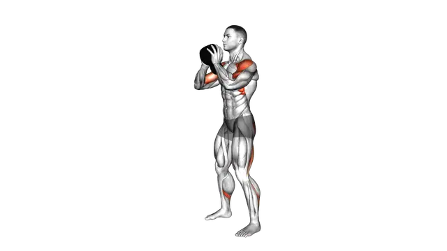 Kettlebell Open Palm Clean exercise demonstration