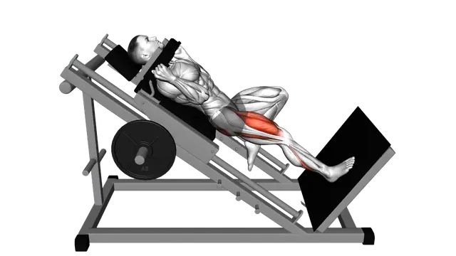 Sled One Leg Hack Squat exercise demonstration