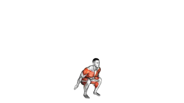 Squat to Overhead Reach exercise demonstration