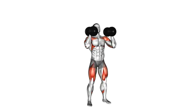 Dumbbell Push Press exercise demonstration