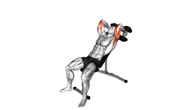 Dumbbell Lying Alternate Extension exercise demonstration