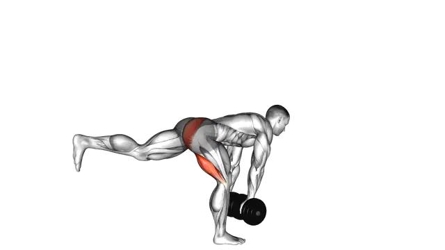 Dumbbell Single Leg Deadlift exercise demonstration