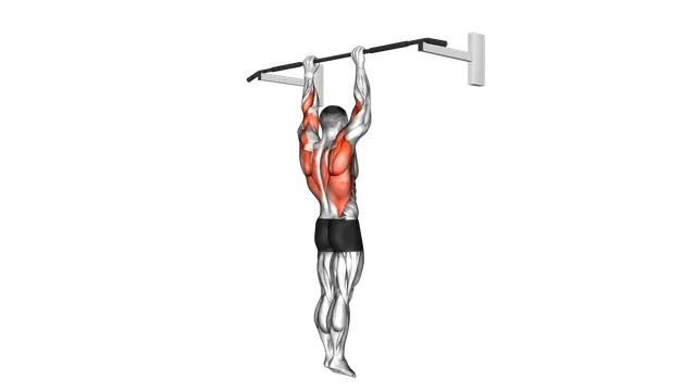 Shoulder Grip Pull up exercise demonstration
