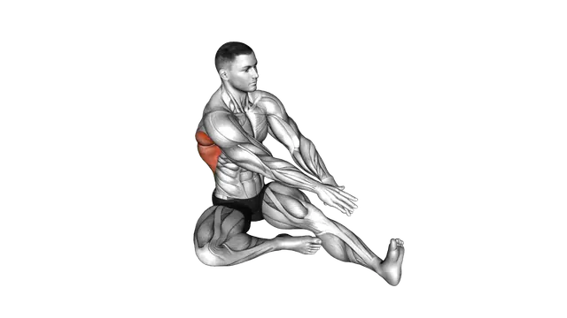 Sitting Side Reach Stretch exercise demonstration