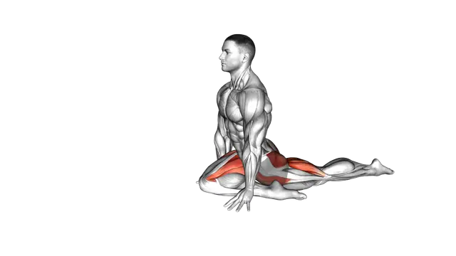 Pigeon Hip Stretch exercise demonstration
