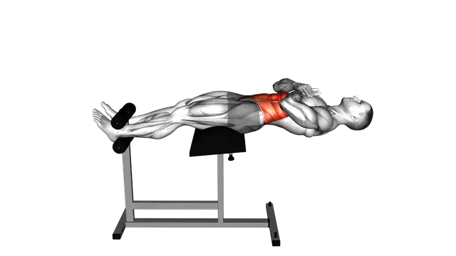 Glute Ham Developer crunch exercise demonstration