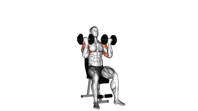 Dumbbell Arnold Press exercise demonstration