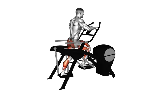 Lever Elliptical Static Walk exercise demonstration