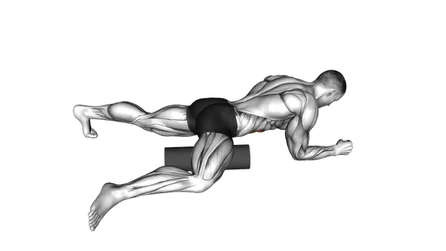 Roll Hip Stretch exercise demonstration