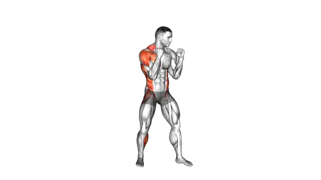Boxing Right Cross exercise demonstration