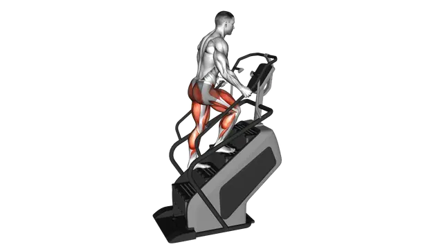 Walking on Stepmill exercise demonstration