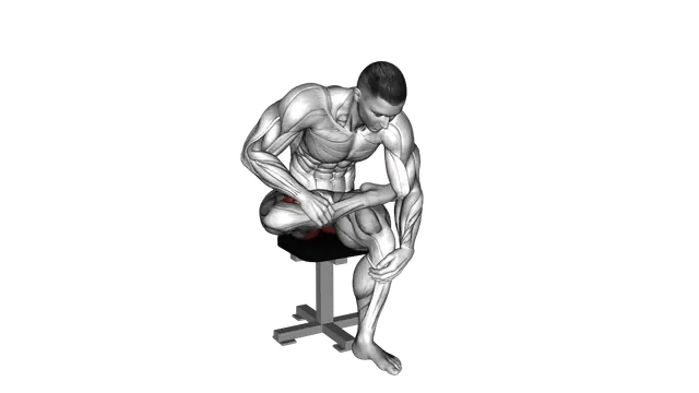 Seated Piriformis Stretch exercise demonstration