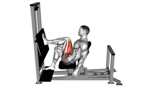Lever Horizontal One leg Press exercise demonstration
