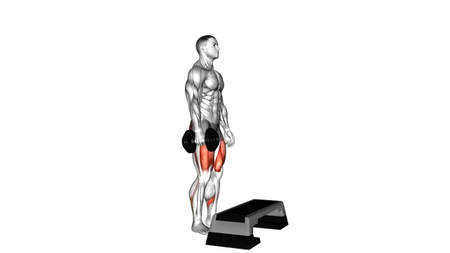Dumbbell Single Leg Step Up exercise demonstration