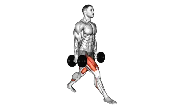 Dumbbell Split Squat exercise demonstration