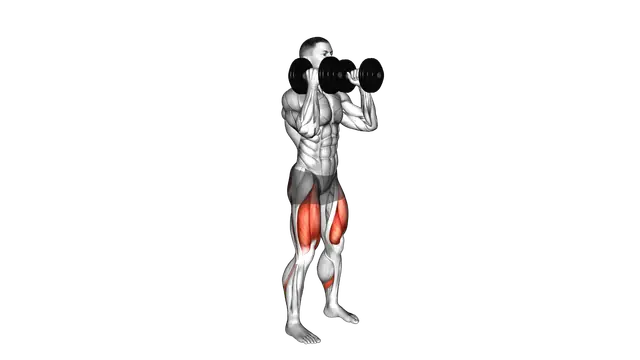 Dumbbell Front Squat exercise demonstration