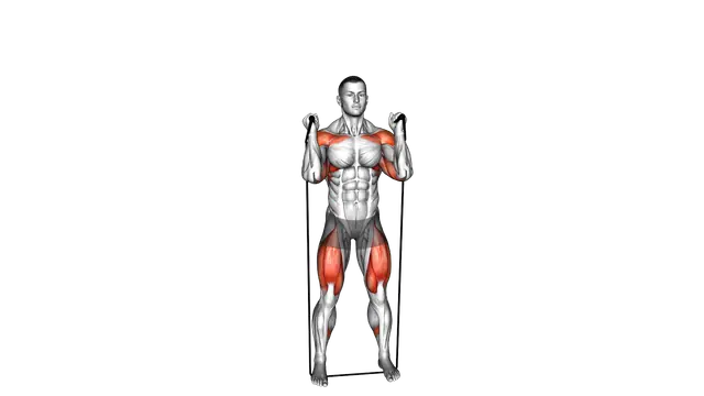 Band Thruster exercise demonstration