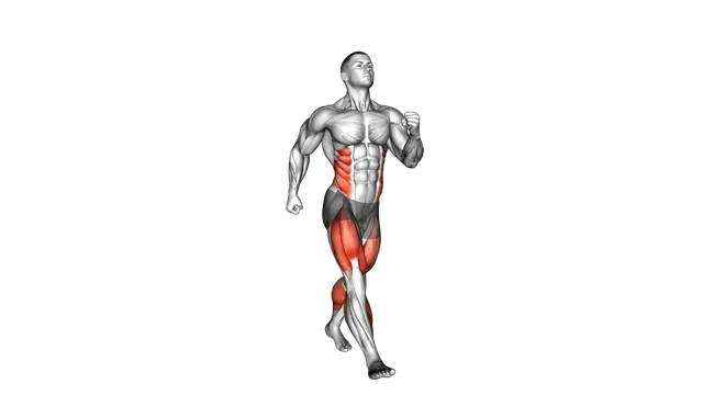 Briskly Walking exercise demonstration