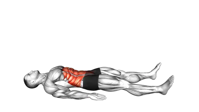 Half Sit up exercise demonstration