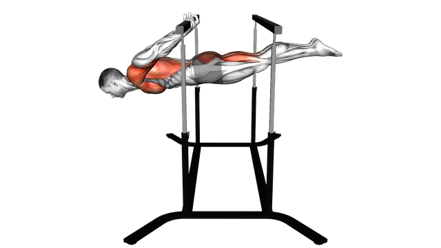 Back lever exercise demonstration