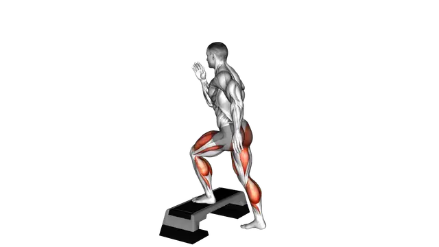 Split Jump to Box exercise demonstration