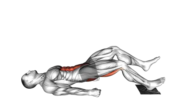 Single Leg Sliding Floor Bridge Curl on Towel exercise demonstration