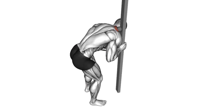 Roll Ball Upper Trapezius Release exercise demonstration