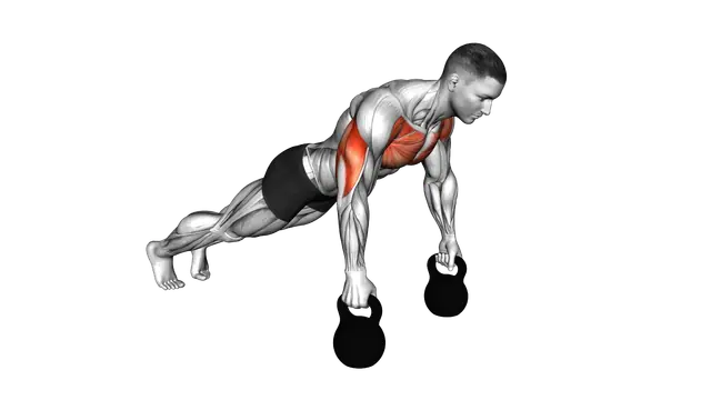 Kettlebell Deep Push Up exercise demonstration