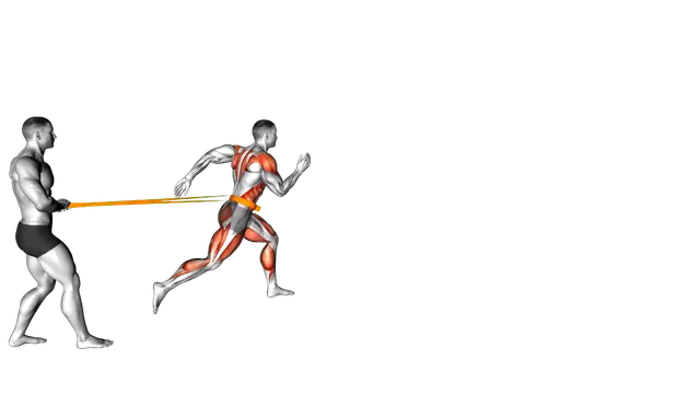 Band Assisted Sprinter Run exercise demonstration