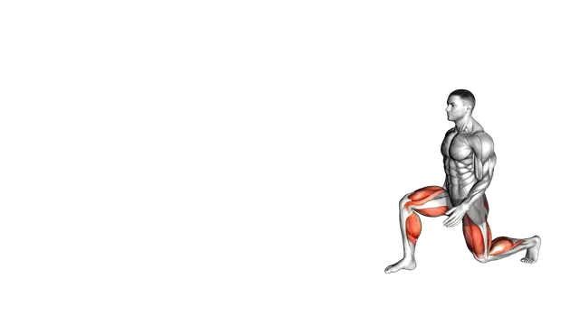 Walking High Knees Lunge exercise demonstration