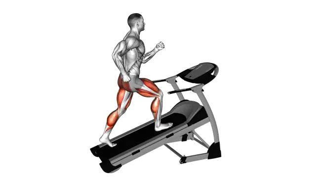 Walking on Incline Treadmill exercise demonstration