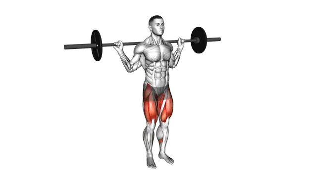 Barbell Curtsey Lunge exercise demonstration