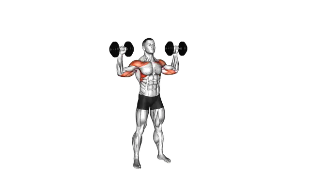 Dumbbell Alternate Shoulder Press exercise demonstration
