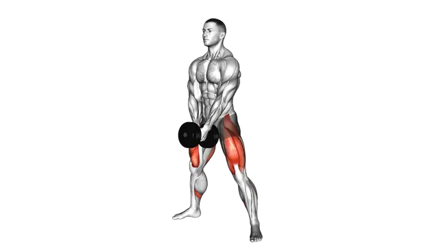 Dumbbell Bar Grip Sumo Squat exercise demonstration