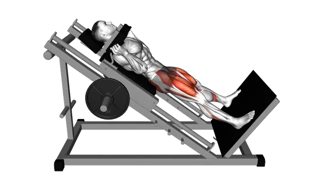 Sled Wide Hack Squat exercise demonstration