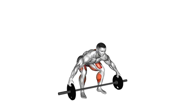 Barbell Reeves Deadlift exercise demonstration