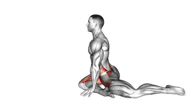 Animal Resting Yoga Pose exercise demonstration