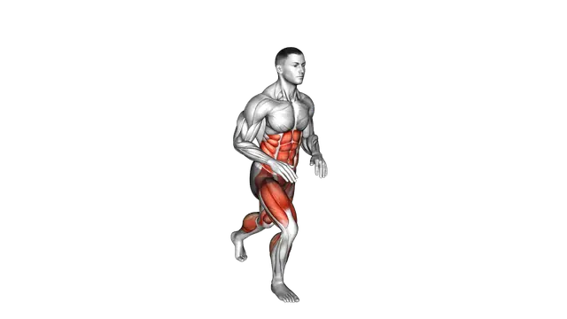 Bodyweight Knee Thrust exercise demonstration