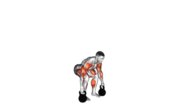 Kettlebell Clean and Jerk exercise demonstration
