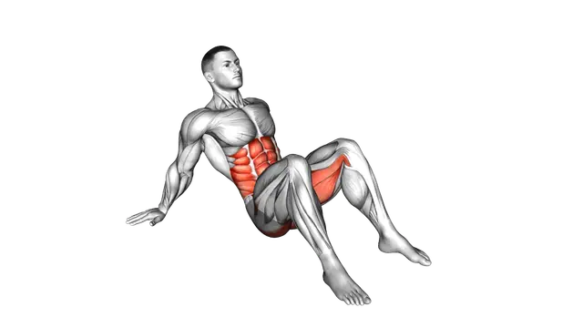 Dynamic 90 90 Hip Twist exercise demonstration
