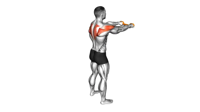 Resistance Band Pull Apart exercise demonstration