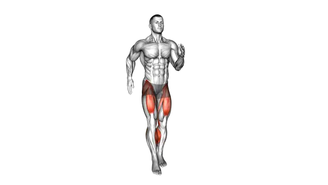 Alternate Front Kick in Place exercise demonstration