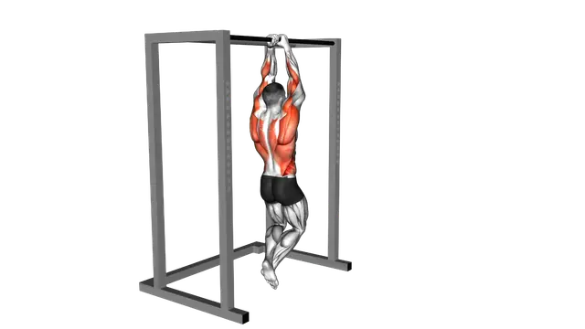 Commando Pull up exercise demonstration