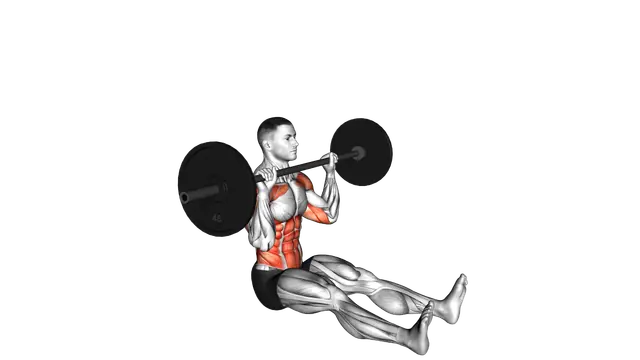 Barbell Z Press exercise demonstration
