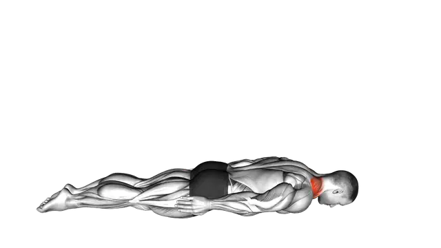Prone Cervical Extension Isometric Hold exercise demonstration