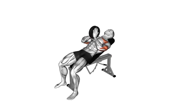 Incline Svend Press exercise demonstration