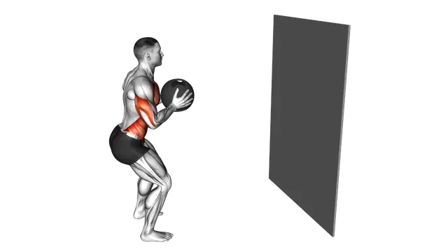 Medicine Ball Chest Pass against Wall exercise demonstration