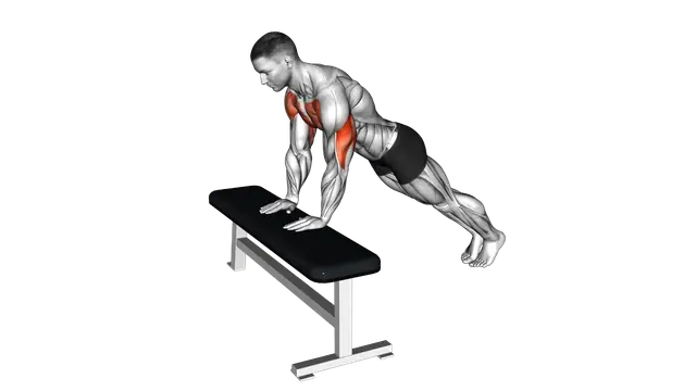 Incline Close Grip Push Up exercise demonstration