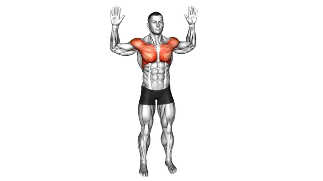 Bodyweight Standing Fly exercise demonstration